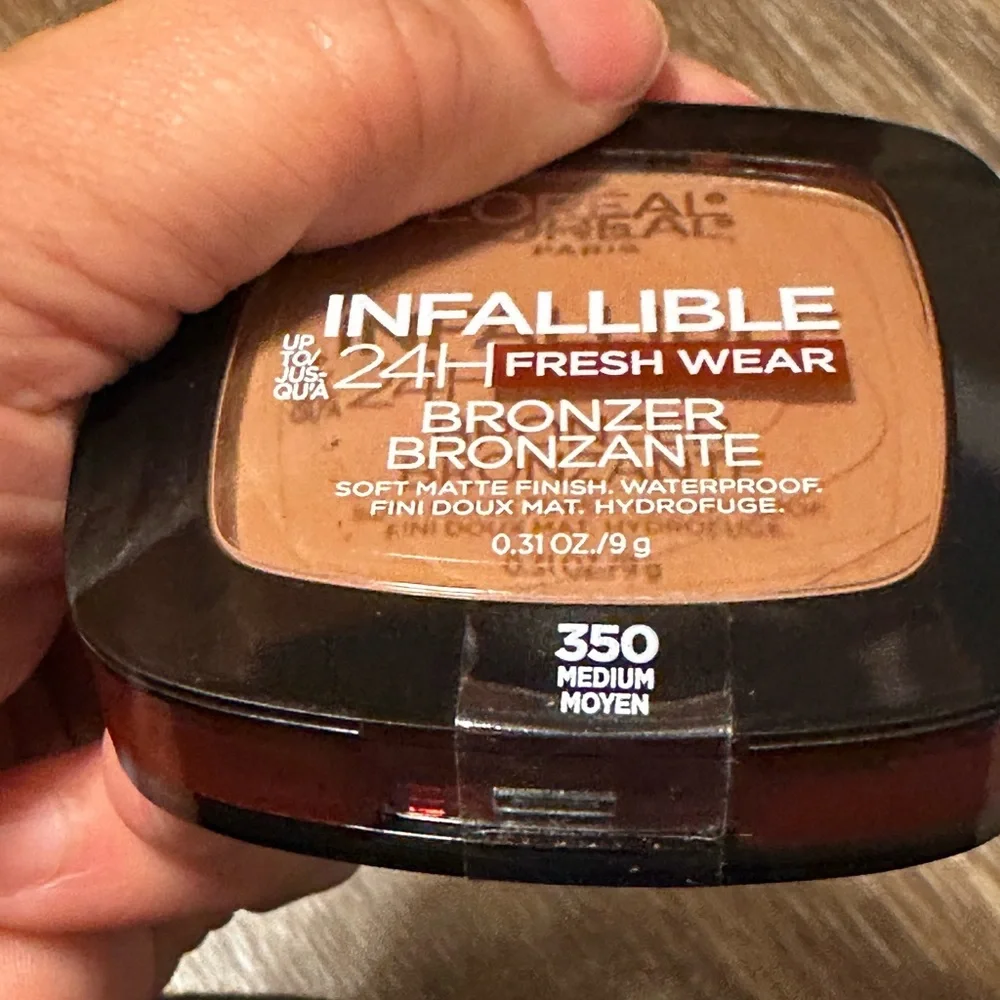 2 / $10 NEW/SEALED Loreal Infallible 24H Fresh Wear Bronzer - Medium 350